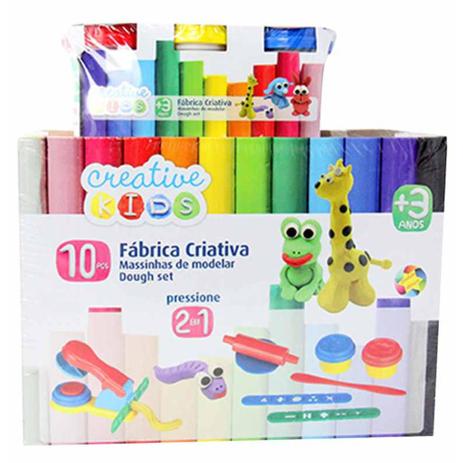 Kit massa p/modelar fab. criativa 52410 - Batiki Menor preço em Kit massa p/modelar fab. criativa 52410 - Batiki