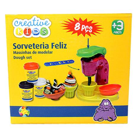 Kit massa p/modelar sorveteria 79077 - Batiki Menor preço em Kit massa p/modelar sorveteria 79077 - Batiki