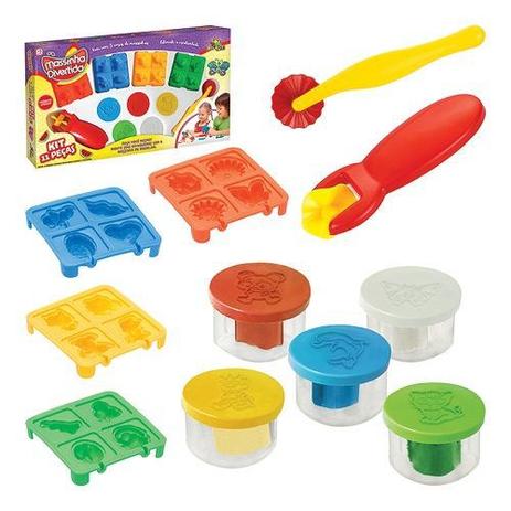 Kit Massinha Divertida De Modelar Com 11 Peças Art Brink ZF4744 Menor preço em Kit Massinha Divertida De Modelar Com 11 Peças Art Brink ZF4744