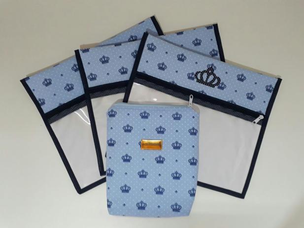 Kit Maternidade - 4 Saquinhos E 2 Necessaires - Alinhado baby Menor preço em Kit Maternidade - 4 Saquinhos E 2 Necessaires - Alinhado baby