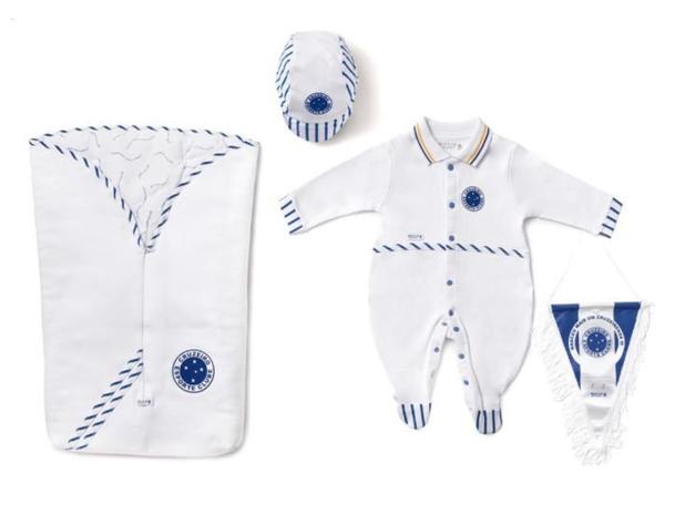 Kit Maternidade Cruzeiro com Saco de Dormir Masculino Oficial - Revedor Menor preço em Kit Maternidade Cruzeiro com Saco de Dormir Masculino Oficial - Revedor