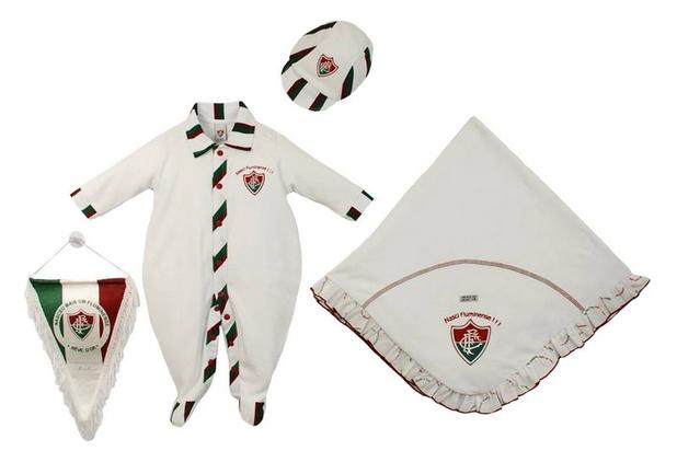 Kit Maternidade Fluminense com Manta e Boné Oficial - Revedor Menor preço em Kit Maternidade Fluminense com Manta e Boné Oficial - Revedor