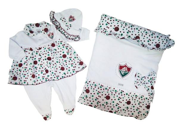 Kit Maternidade Fluminense Luxo Meninas Revedor Menor preço em Kit Maternidade Fluminense Luxo Meninas Revedor