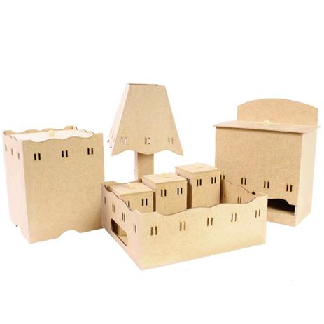 Kit Maternidade Higiene Passa Fita MDF Cru 3mm - Madeira e design é boa?