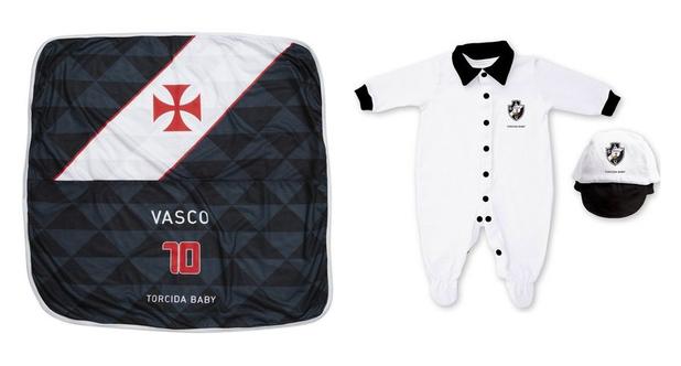 Kit Maternidade Vasco Com Manta - Torcida Baby Menor preço em Kit Maternidade Vasco Com Manta - Torcida Baby