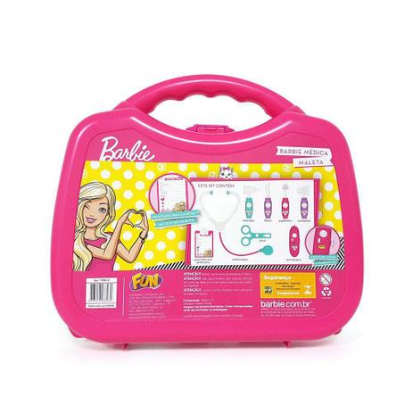 Kit Medica Maleta Barbie 7496-6 - Fun Menor preço em Kit Medica Maleta Barbie 7496-6 - Fun