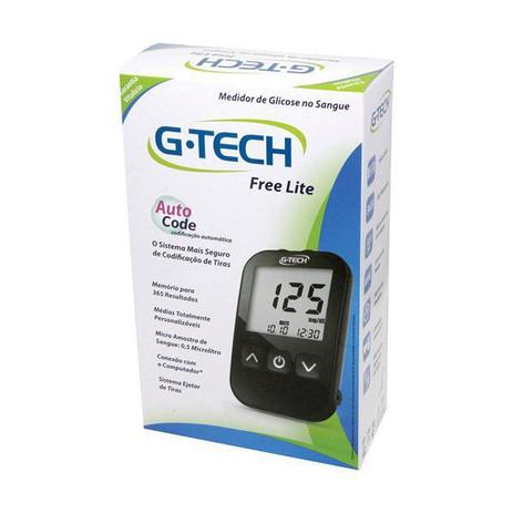 Kit medidor de glicose g-tech free lite simples Menor preço em Kit medidor de glicose g-tech free lite simples