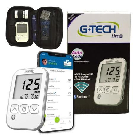 Kit Medidor de Glicose G-TECH Free Lite Smart Completo é boa?