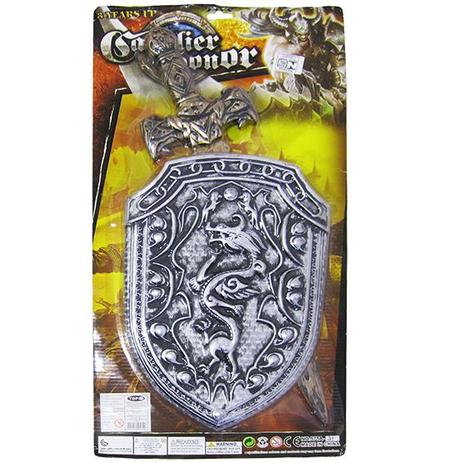 Kit medieval com espada + escudo csanalier bandr na cartela - 20 Comercial Menor preço em Kit medieval com espada + escudo csanalier bandr na cartela - 20 Comercial