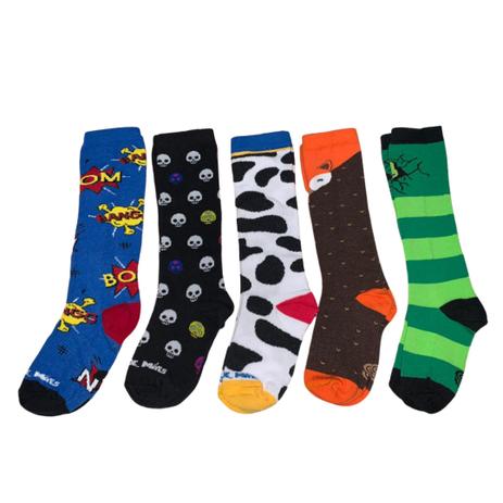 Kit Meia Infantil Cano Alto 3/4 Coloridas 5 Pares Modinha - Clube de Mães -  Moda Infantil - Magazine Luiza