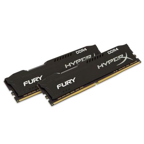 Kit Memória Desktop Gamer HyperX HX424C15FB2K2/16 Fury 16GB (2x8GB) 2400MHZ CL15 DIMM Preta Menor preço em Kit Memória Desktop Gamer HyperX HX424C15FB2K2/16 Fury 16GB (2x8GB) 2400MHZ CL15 DIMM Preta