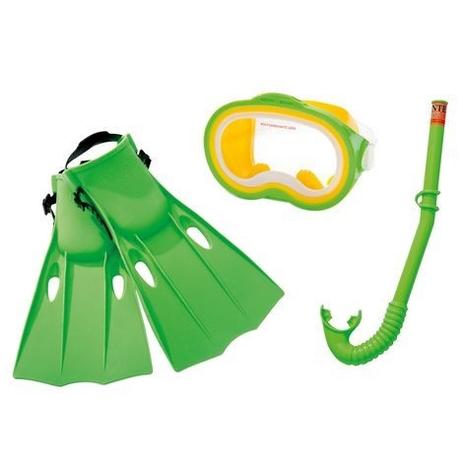 Kit Mergulho Mascara Snorkel e Pe De Pato - Play Master Adulto Intex Menor preço em Kit Mergulho Mascara Snorkel e Pe De Pato - Play Master Adulto Intex