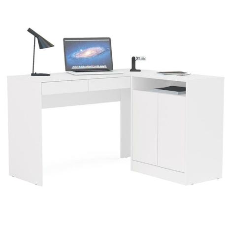 Kit Mesa em L para Escritório Portugal 1230 Politorno Menor preço em Kit Mesa em L para Escritório Portugal 1230 Politorno
