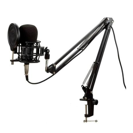 Kit Microfone Bm800 Pro Xlr/p2 Estúdio Profissional - Vedo Menor preço em Kit Microfone Bm800 Pro Xlr/p2 Estúdio Profissional - Vedo