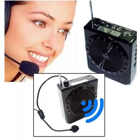 Kit Microfone Professor Radio Microfone Megafone Amplificador Voz - Megaphone Menor preço em Kit Microfone Professor Radio Microfone Megafone Amplificador Voz - Megaphone