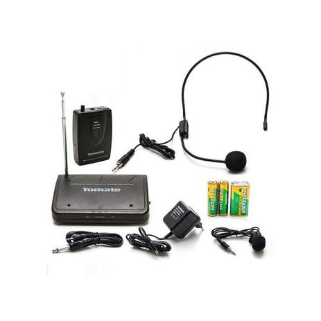 Kit Microfone Sem Fio para Pastores, Palestrantes, Professores Modelo Mt-2201 - Tomate Menor preço em Kit Microfone Sem Fio para Pastores, Palestrantes, Professores Modelo Mt-2201 - Tomate