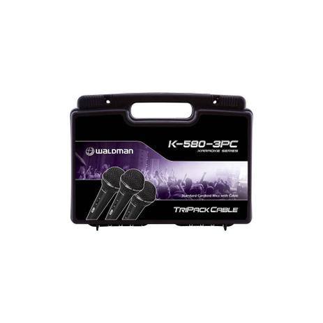 Kit Microfone Waldman Cadióide Stage K-580-3PC - AC1636 é boa?
