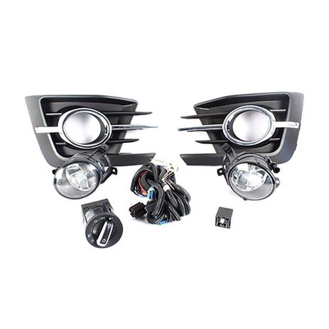 Kit Milha Shocklight GOL/ Voyage G7 com Grade Cromada Botao Redondo Modelo Original Cromado Menor preço em Kit Milha Shocklight GOL/ Voyage G7 com Grade Cromada Botao Redondo Modelo Original Cromado