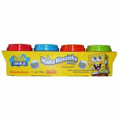 - Kit Minha Massinha Bob Esponja Com 4 Unidades - Sunny Menor preço em - Kit Minha Massinha Bob Esponja Com 4 Unidades - Sunny