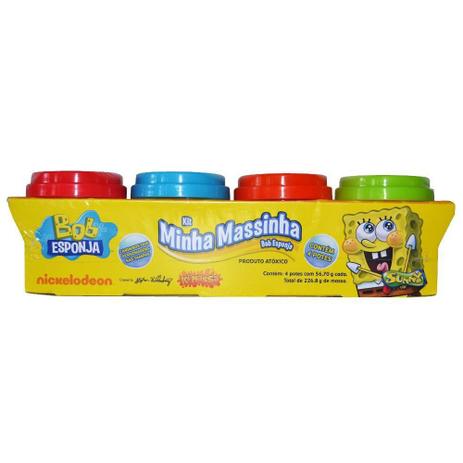 Kit minha massinha bob esponja - sunny 478 Menor preço em Kit minha massinha bob esponja - sunny 478