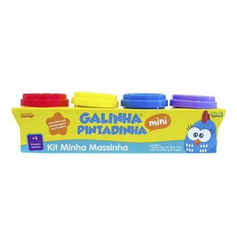 Kit Minha Massinha Galinha Pintadinha Mini - 4 Peças - Sunny Menor preço em Kit Minha Massinha Galinha Pintadinha Mini - 4 Peças - Sunny
