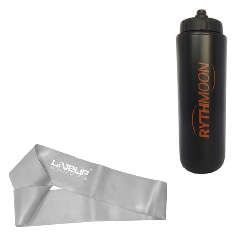 Kit Mini Bands Faixas Elásticas Liveup Extra Forte + Squeeze Automático 1lt - Rythmoon Menor preço em Kit Mini Bands Faixas Elásticas Liveup Extra Forte + Squeeze Automático 1lt - Rythmoon