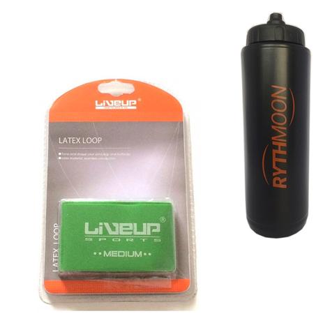 Kit Mini Bands Faixas Elásticas Liveup Médio + Squeeze Automático 1lt - Rythmoon é boa?