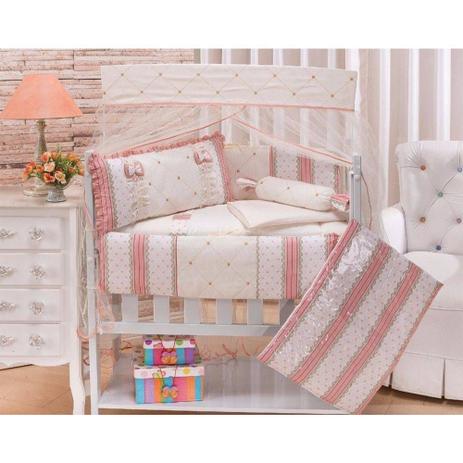 Kit Mini Berço 11 Peças C/ Cortina - Essencial - Mariana Baby Confecções Menor preço em Kit Mini Berço 11 Peças C/ Cortina - Essencial - Mariana Baby Confecções