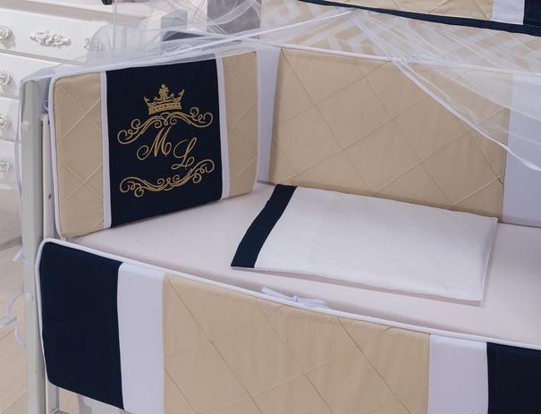 kit Mini Berço Personalizado Alteza 7 Peças - Bebê enxovais Menor preço em kit Mini Berço Personalizado Alteza 7 Peças - Bebê enxovais