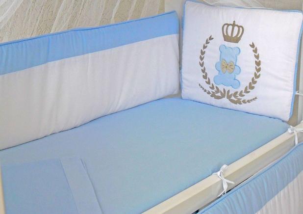 Kit Mini Berço Urso Rei Azul 7 Peças - Bebê enxovais é ruim? Kit Mini Berço Urso Rei Azul 7 Peças - Bebê enxovais é boa?