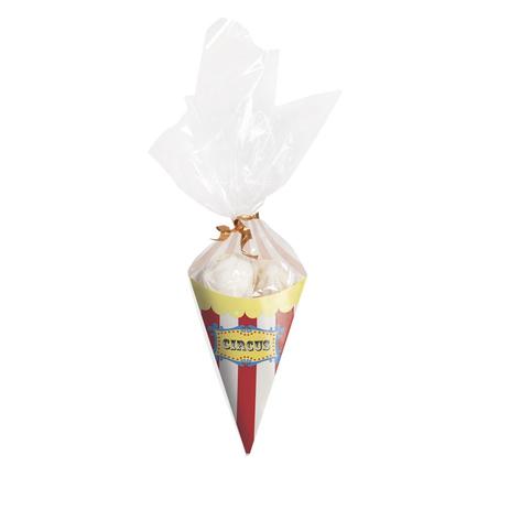 Kit Mini Cone de Papel Cartão Circus Vintage 08 unidades Cromus Menor preço em Kit Mini Cone de Papel Cartão Circus Vintage 08 unidades Cromus