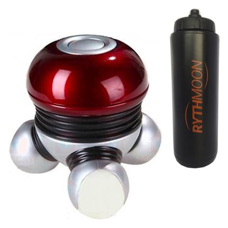 Kit Mini Massageador Elétrico Portátil - LIVEUP + Squeeze Automático 1lt - Rythmoon Menor preço em Kit Mini Massageador Elétrico Portátil - LIVEUP + Squeeze Automático 1lt - Rythmoon