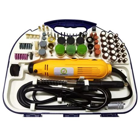 Kit Mini Retifica / Micro Retífica 163 Acessórios 125w - Siga Tools Menor preço em Kit Mini Retifica / Micro Retífica 163 Acessórios 125w - Siga Tools