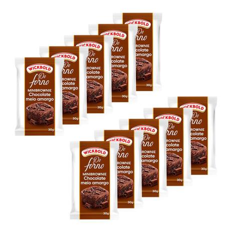 Kit Minibrownie Chocolate Meio Amargo Wickbold Do Forno Pacote 30g - 10 Unidades é boa?