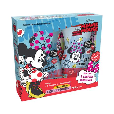 Kit minnie mouse cachos mais perfeitos - sh + cond + adesivo - Biotropic Menor preço em Kit minnie mouse cachos mais perfeitos - sh + cond + adesivo - Biotropic