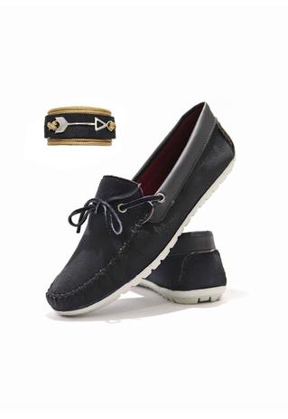 Mocassim Masculino Mule La Faire House Azul Marinho em Promoção | Ofertas  na Americanas