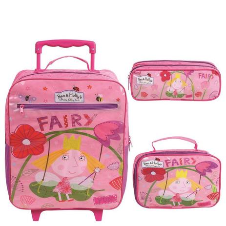 Kit Mochila com Rodinhas Ben Hollys com Lancheira e Estojo - Dermiwil Menor preço em Kit Mochila com Rodinhas Ben Hollys com Lancheira e Estojo - Dermiwil