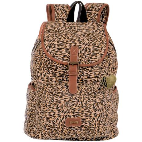 Kit Mochila com Tampa escolar juvenil e Estojo Oncinha Sestini Menor preço em Kit Mochila com Tampa escolar juvenil e Estojo Oncinha Sestini