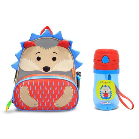 Kit mochila + copo antivazamento porco espinho bryan 4159/4167 - Comtac Menor preço em Kit mochila + copo antivazamento porco espinho bryan 4159/4167 - Comtac