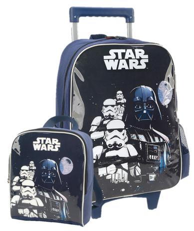Kit Mochila De Carrinho e Lancheira Star Wars Azul - Luxcel é boa?