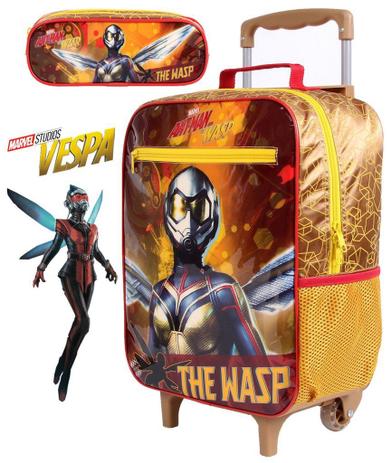 Kit Mochila Escolar Infantil Menina Carrinho Rodinha Vespa Marvel DMW + Estojo é boa?