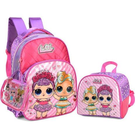 Lol Surprise Mochila Infantil Rosa Rosa 32 X 25 X 11 Cm Material Escolar Juguetes Y Juegos