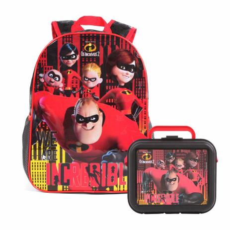 Kit Mochila Grande e lancheira c/Alça Os Incríveis 2 Dermiwil Menor preço em Kit Mochila Grande e lancheira c/Alça Os Incríveis 2 Dermiwil