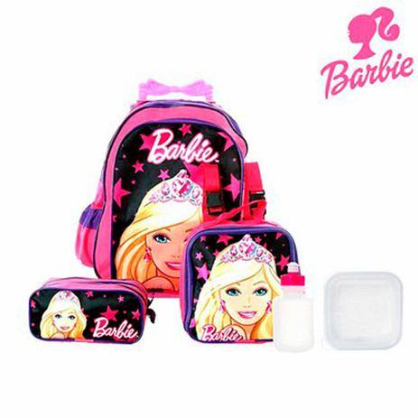 Kit Mochila Infantil Escolar Barbie Com Rodinha - Mochila escolar Menor preço em Kit Mochila Infantil Escolar Barbie Com Rodinha - Mochila escolar