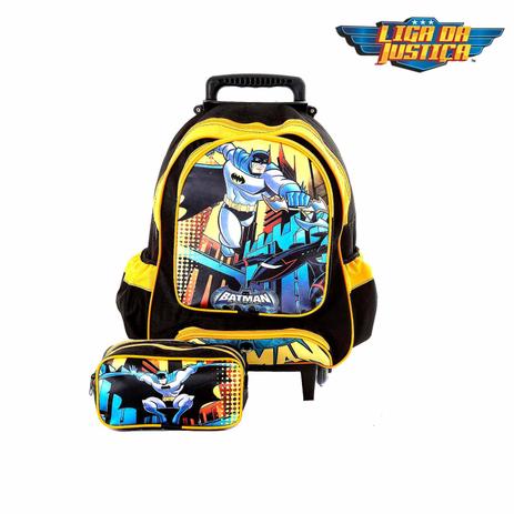 Kit Mochila Infantil Escolar Batman Com Rodinhas - Toys 2U Menor preço em Kit Mochila Infantil Escolar Batman Com Rodinhas - Toys 2U