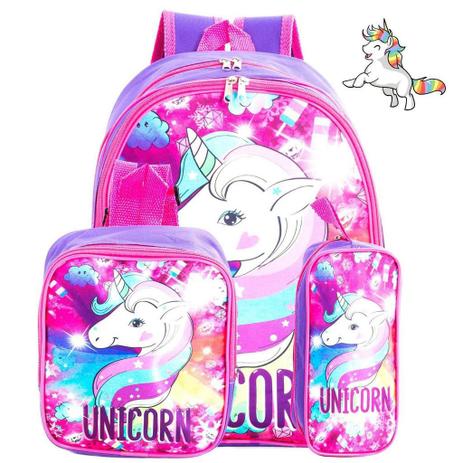 Kit Mochila Infantil Escolar de Costas Unicórnio - Mochila escolar é ruim? Kit Mochila Infantil Escolar de Costas Unicórnio - Mochila escolar é boa?