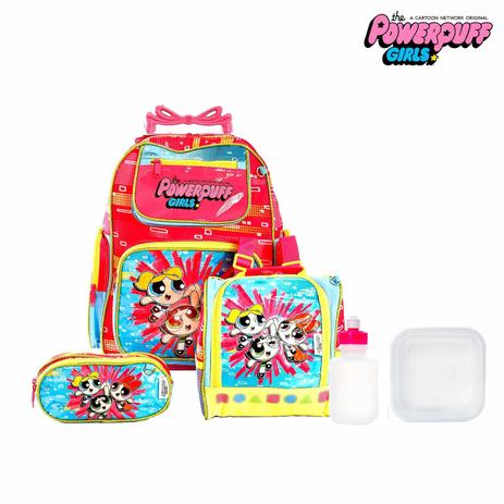 Kit Mochila Infantil Escolar Super Poderosas Com Rodinha. - Mochila escolar Menor preço em Kit Mochila Infantil Escolar Super Poderosas Com Rodinha. - Mochila escolar