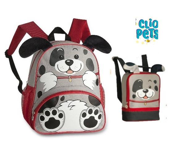 Kit Mochila Infantil + Lancheira Animais Clio Pets Dalmata Menor preço em Kit Mochila Infantil + Lancheira Animais Clio Pets Dalmata
