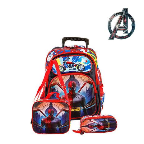 Kit Mochila Infantil Rodinha Homem Aranha Spider Man 3D Vina - TOYS 2U -  Kit Mochila Infantil - Magazine Luiza