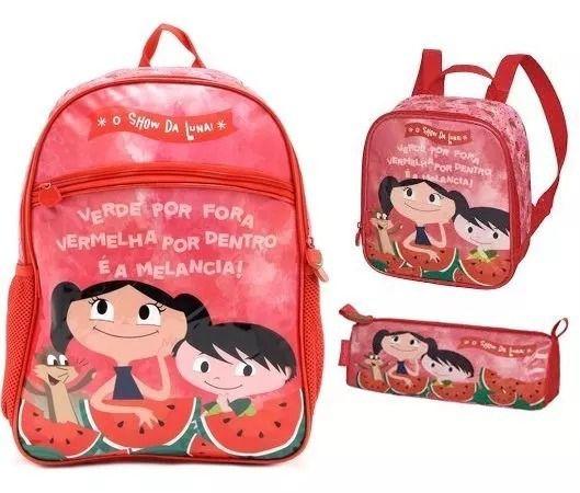 Kit Mochila Infantil Show Da Luna Melancia Costas G Pacific Menor preço em Kit Mochila Infantil Show Da Luna Melancia Costas G Pacific